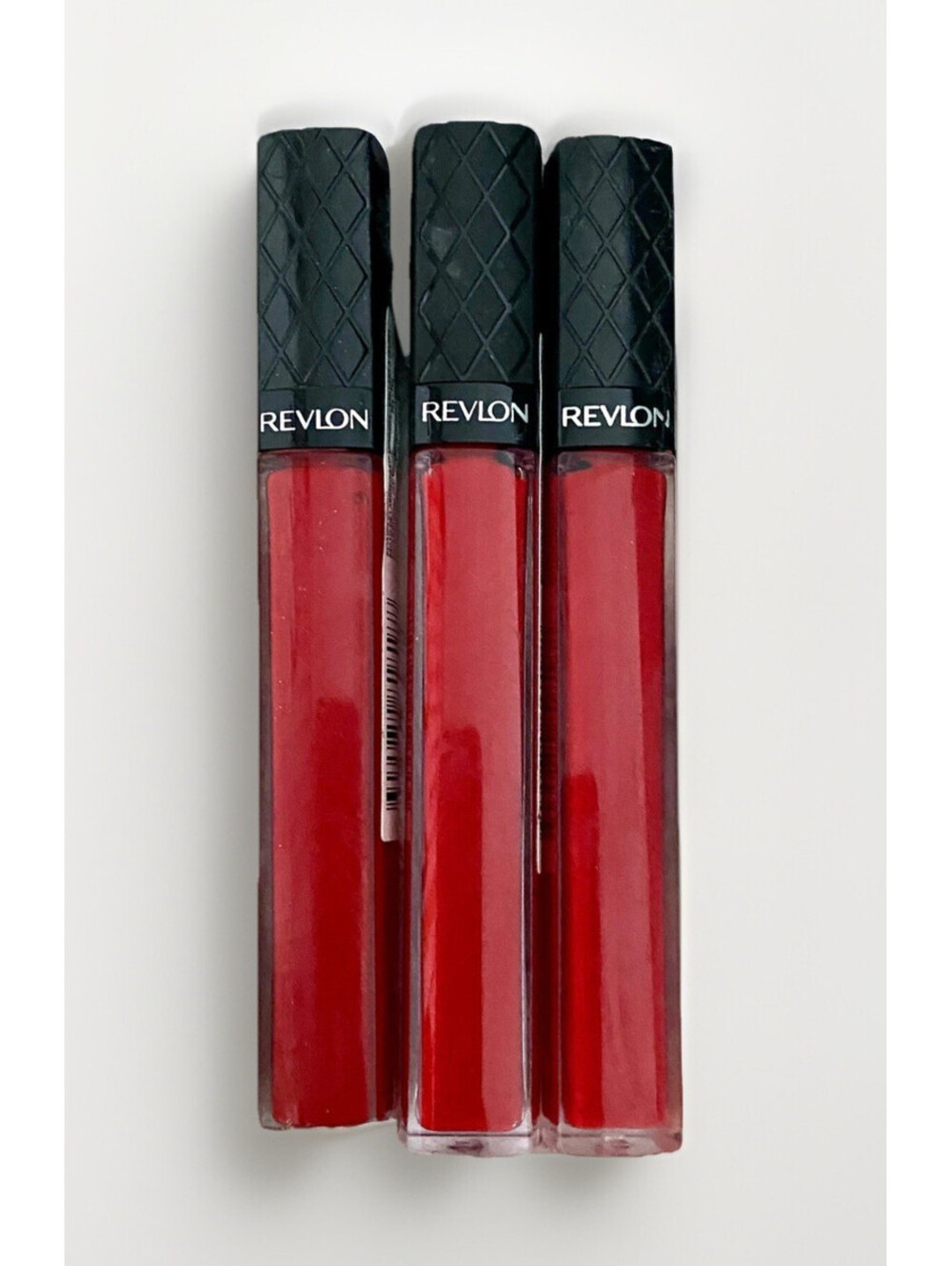 Lot of 3: NEW Revlon ColorBurst Lip Gloss Lipstick in 018 Fire (Sealed 3-Pack)